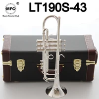 new music fancier club bb trumpet lt190s 37 silver plated music instruments profesional trumpets 190s43 with case mouthpiece