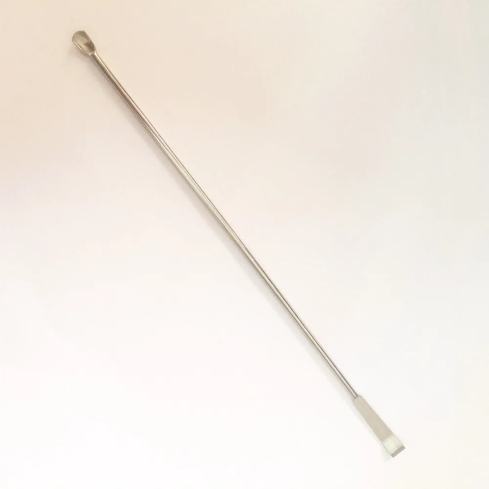 Микрон Совок наркотиков ложка Скребок Лопата 180 мм Нержавеющая сталь следов