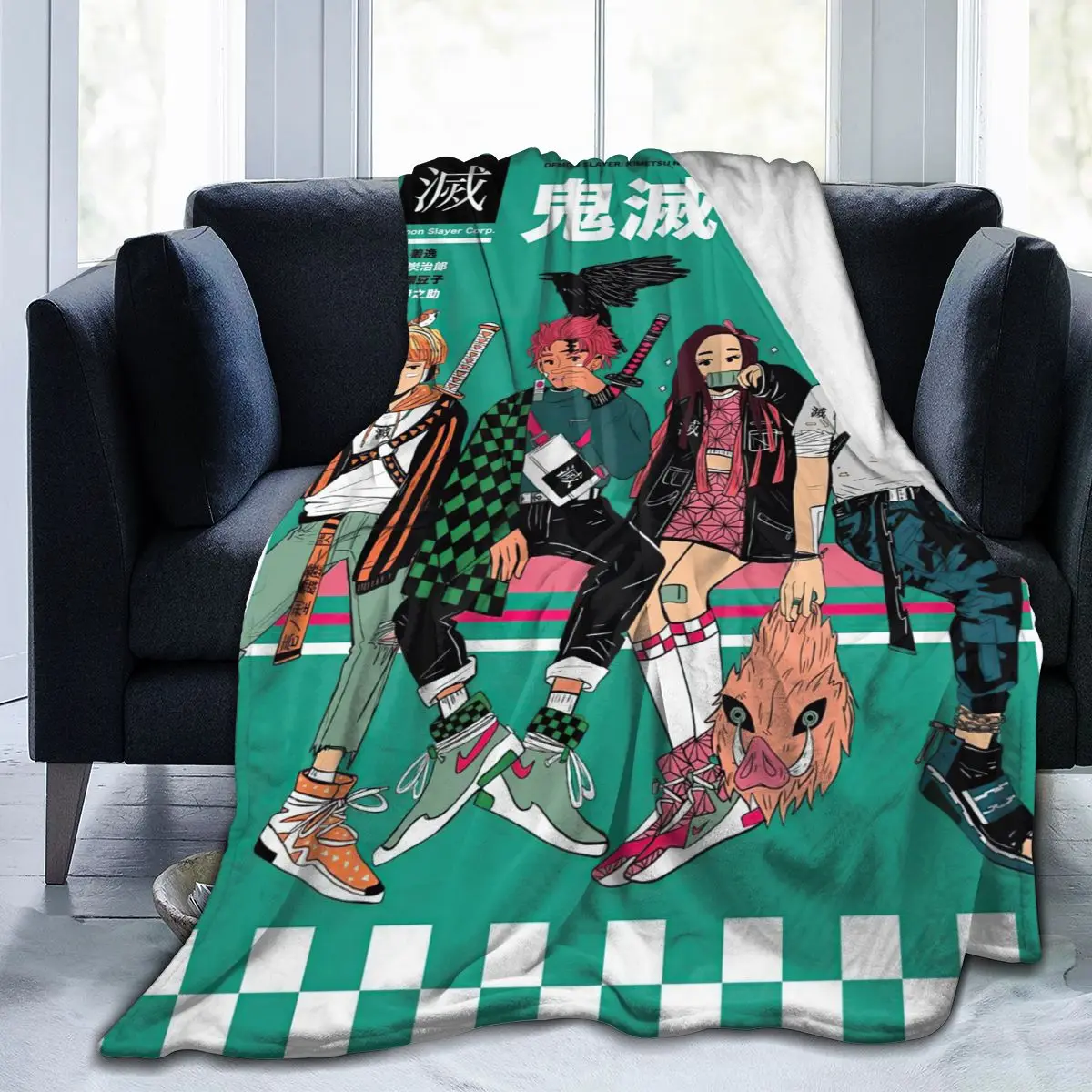 

Ultra Soft Sofa Blanket Cover Blanket Cartoon Cartoon Bedding Flannel plied Sofa Bedroom Decor for Children and Adults