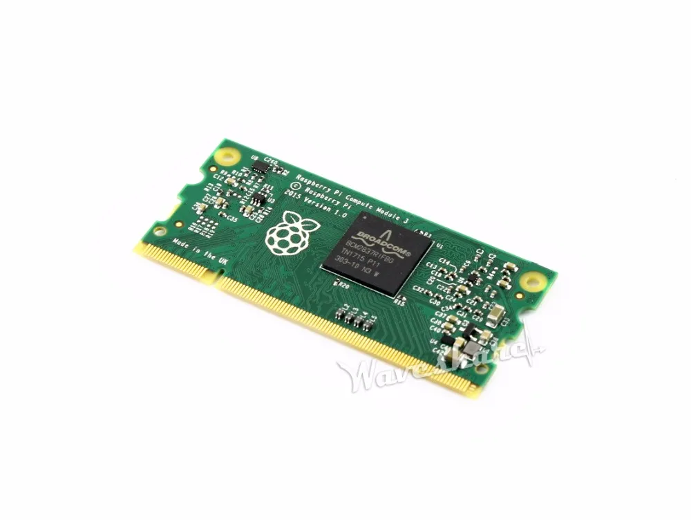 Макетный комплект Raspberry Pi Compute Module 3 типа A с компьютерным модулем DS18B20 адаптером