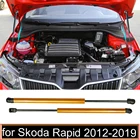 Амортизатор подъемника для Skoda Octavia, Skoda Rapid, Spaceback 2012-2019, передняя крышка капота, модификация, газовые стойки, поглотитель, углеродное волокно