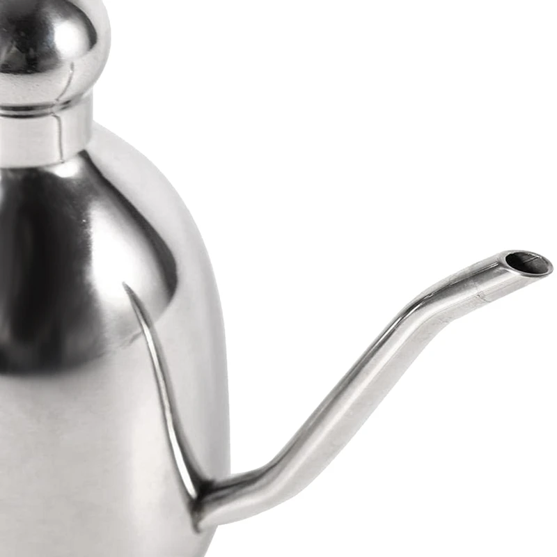 

Olive Oil Dispenser, Stainless Steel Oil/Vinegar Pot/Olive Oil Bottle/Olive Oil Can Storage Container(350Ml)