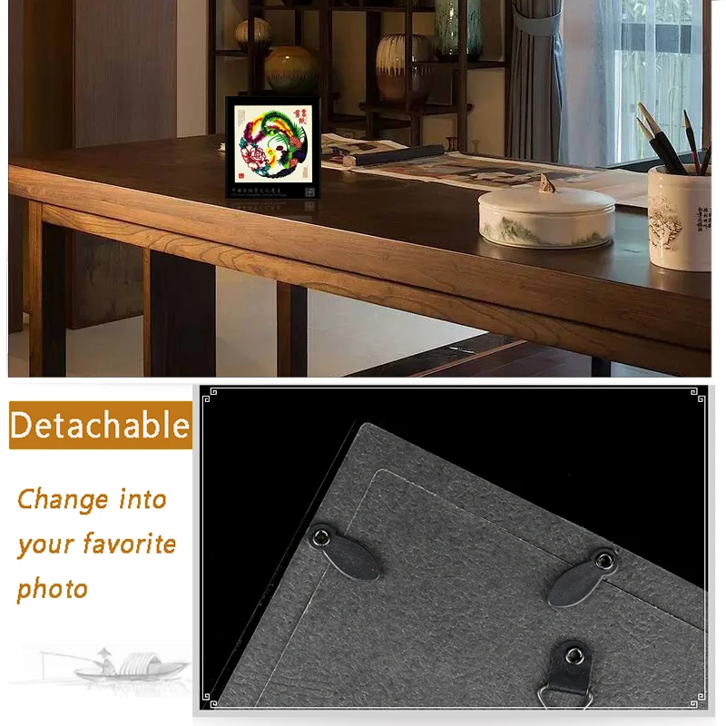 Фоторамка абстрактный рисунок на холсте украшение рамка настенная живопись