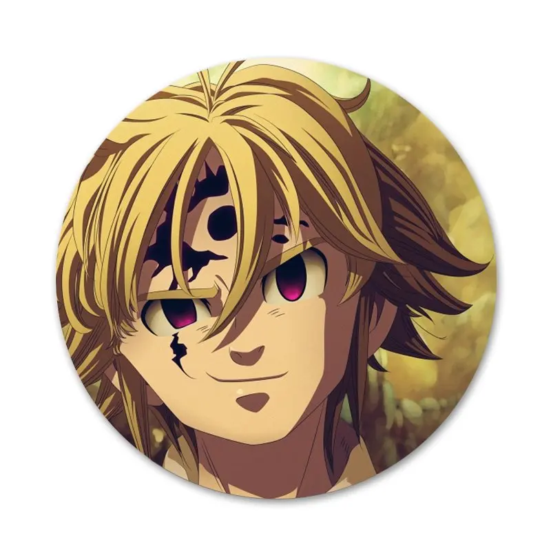 Семь смертных грехов мелиодас значок для одежды украшение рюкзака подарок | Дом и