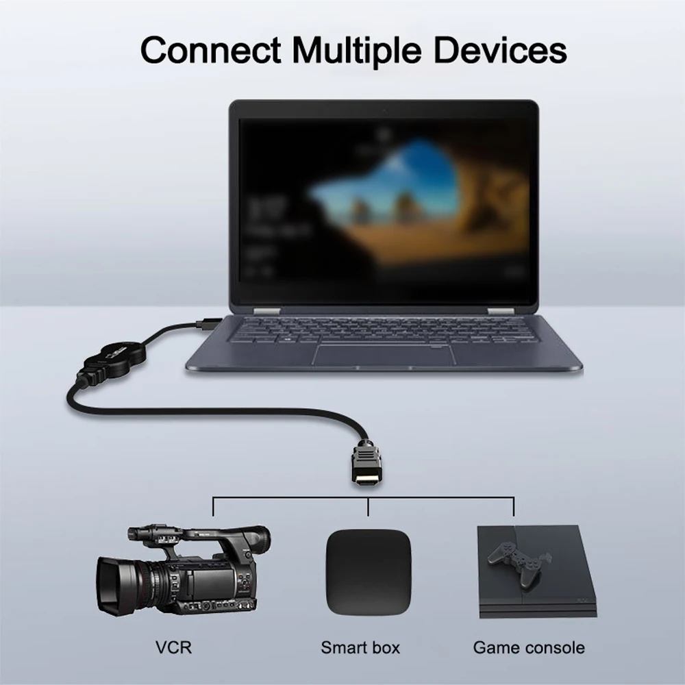 

USB to High Definition Multimedia Interface High Definition Video Collector Game Live Recording Monitoring USB2.0 Capture Card