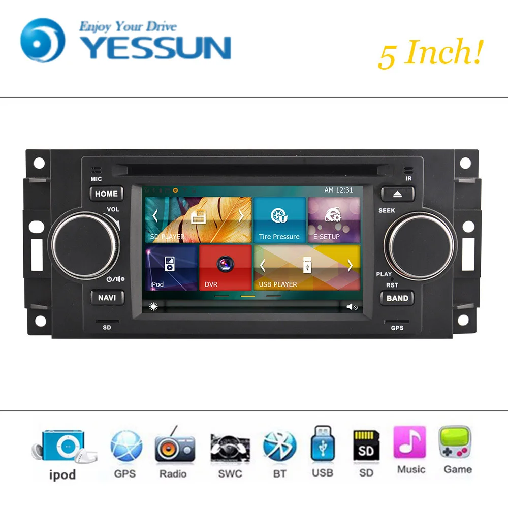 Автомобильный DVD плеер Wince система для Chrysler 300C Pt Criser/ Dodge RAM/ Jeep Grand Cherokee Радио Стерео