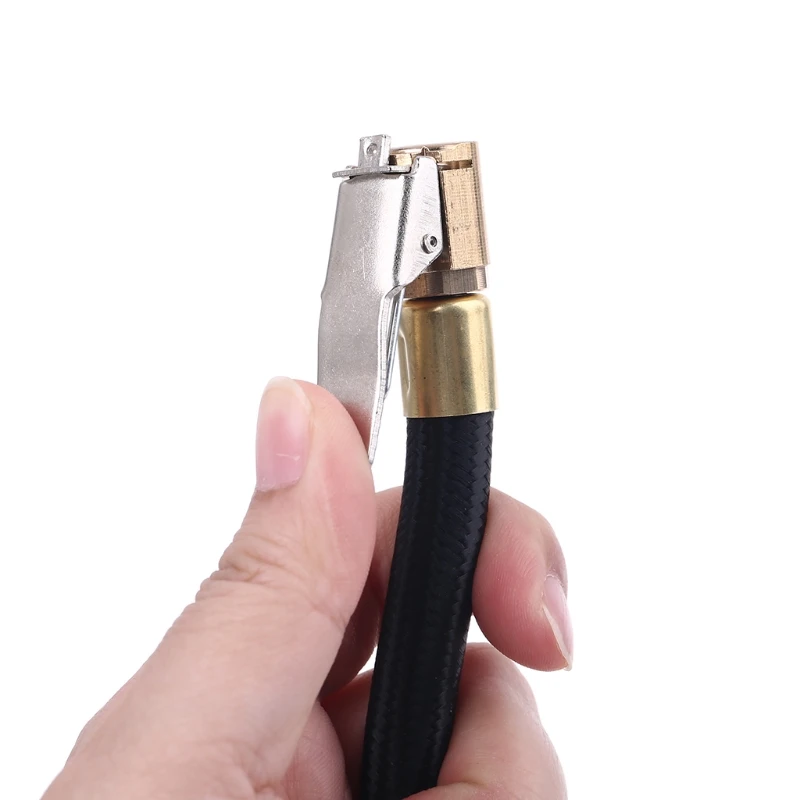 

Tire Air Chuck with Rubber Hose & Tire-Valve Fine Thread 10/20/30/40/60/80cm 69HF