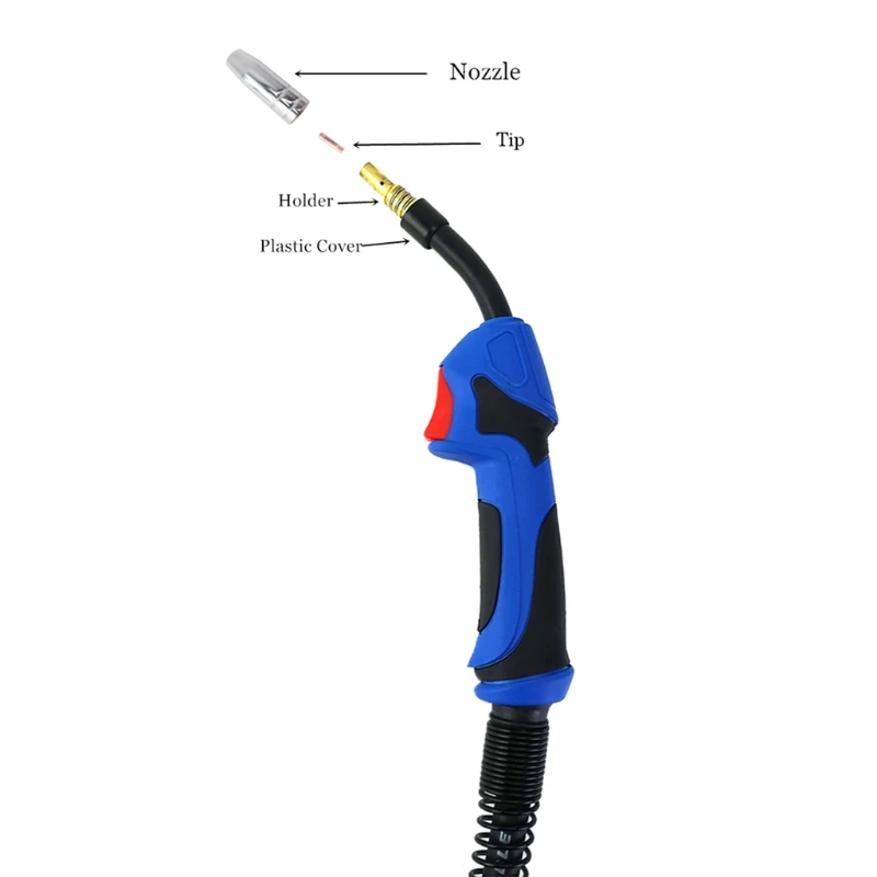

30 Pieces 15AK Torch/ Gun Consumables Mig Torch Gas Nozzle Tips Holder Gun Neck Wrench for High Detailed Projects