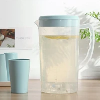 2200ml large capacity beverage storage container heat resistant cold water jug plastic juice pitcher household teapot kettle