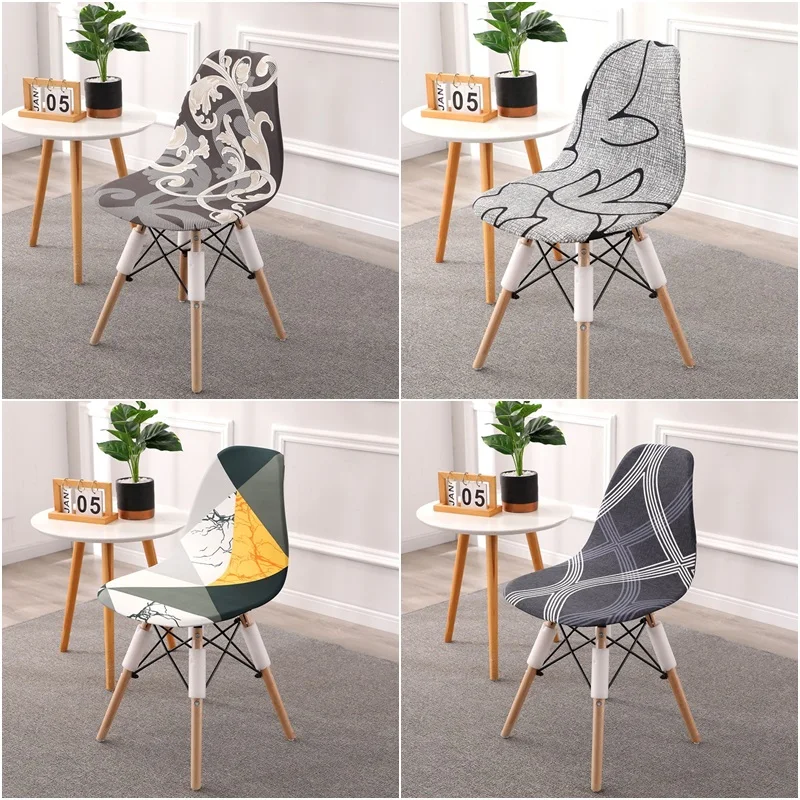 Чехол на стул из спандекса эластичный чехол без подлокотников изогнутый в