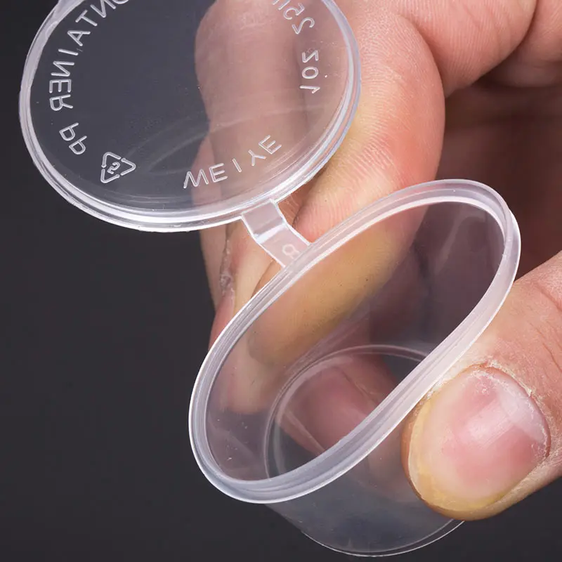 50 шт./компл. 40 мл прозрачная чашка для соуса пластиковый одноразовый контейнер