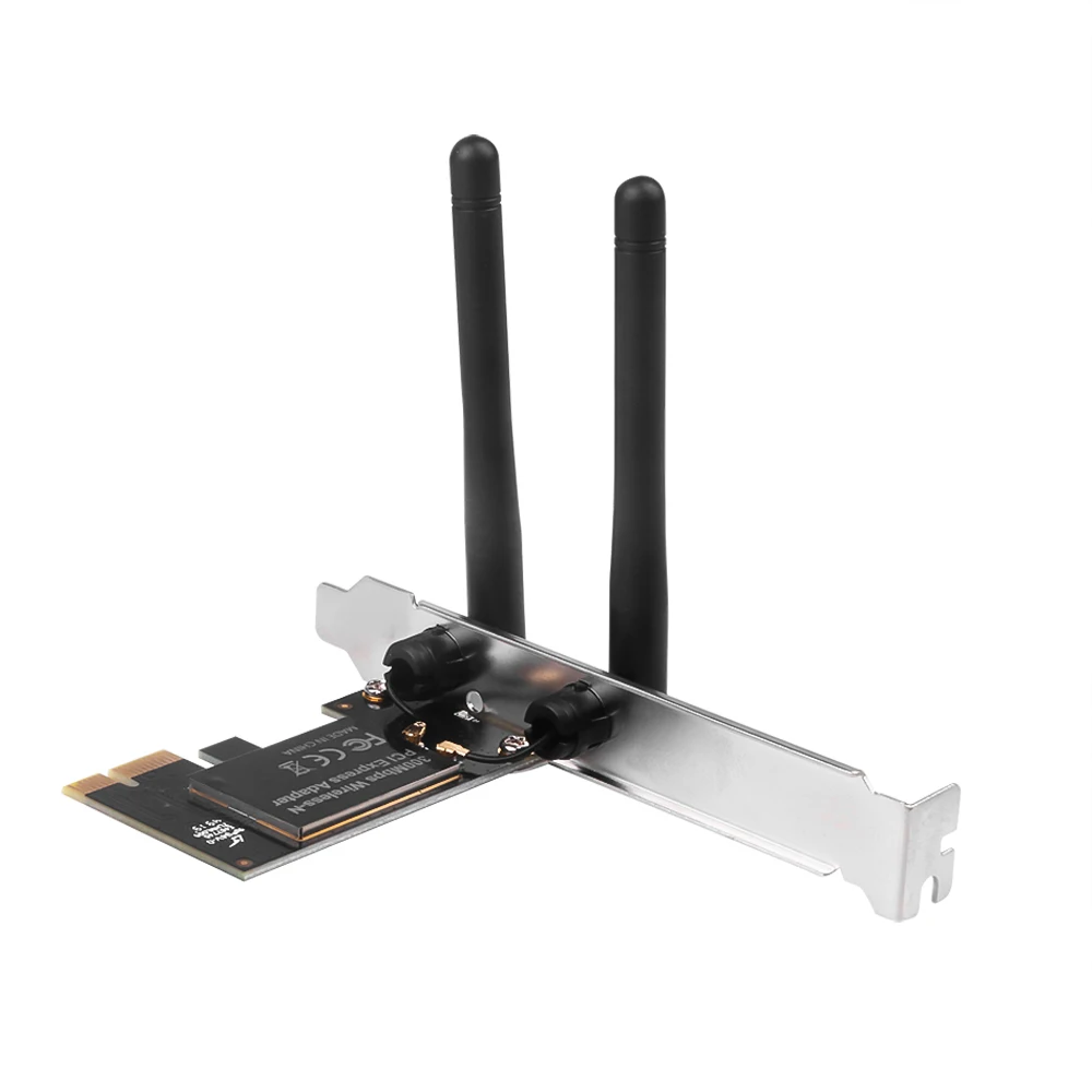 Kebidu 2 4 ГГц беспроводной 300 Мбит/с Wi Fi адаптер PCI E сетевая карта Express для настольного