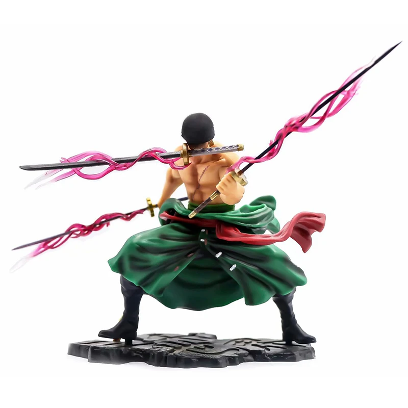 20 см аниме Одна деталь ророноа Зоро три тысячи мир ПВХ фигурка плавкого головка