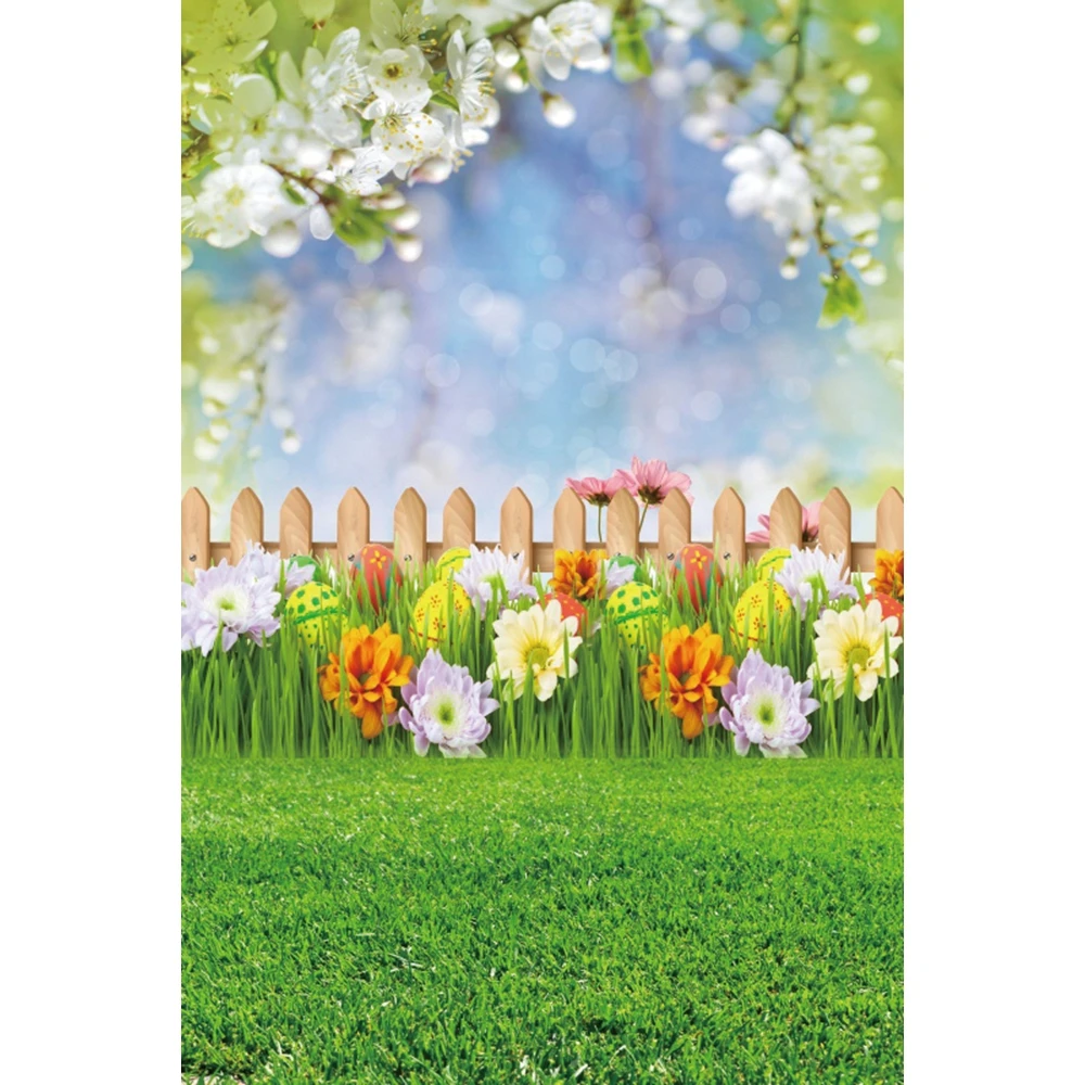 Фон для детской фотосъемки с пасхальными весенними яйцами | Электроника