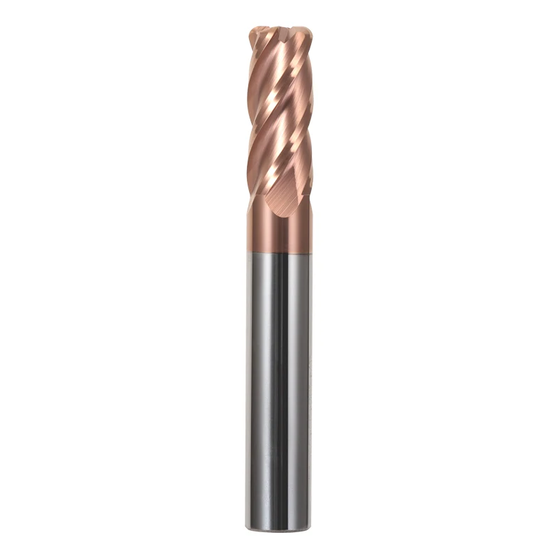 R0.2 R0.5 R1 Corner Tungsten Carbide End Mill For Steel CNC Ball Nose Milling Cutter Tool Cutters Metal Router Bit 6mm 8mm 4mm |