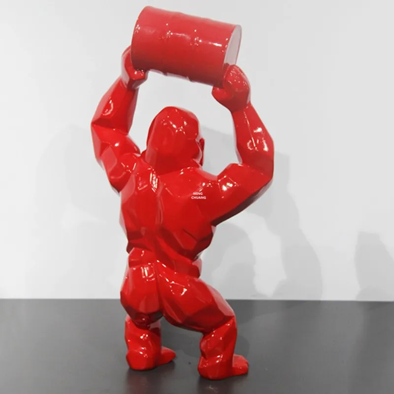 16 &quotимитация статуя животного король конг бюст Горилла полная длина портрет