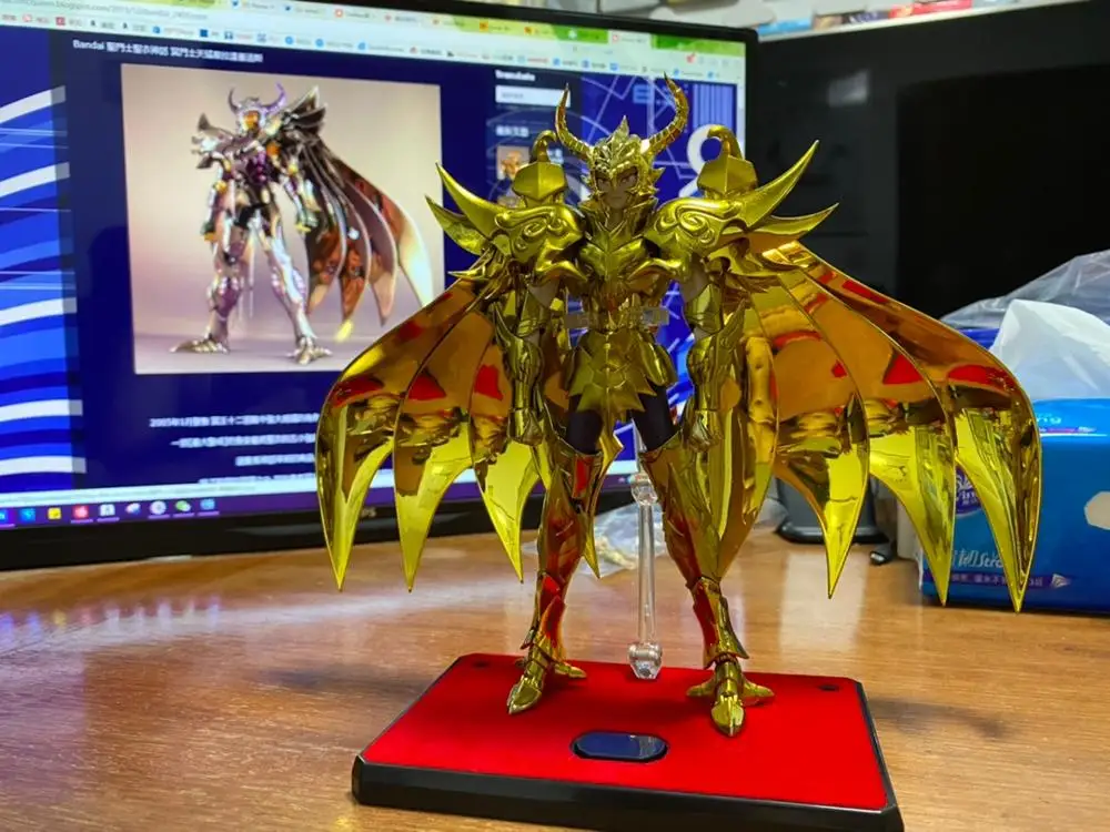 CS модель LC Saint Seiya тканевые мифовые зеркальные большие три EX Gold ограниченная