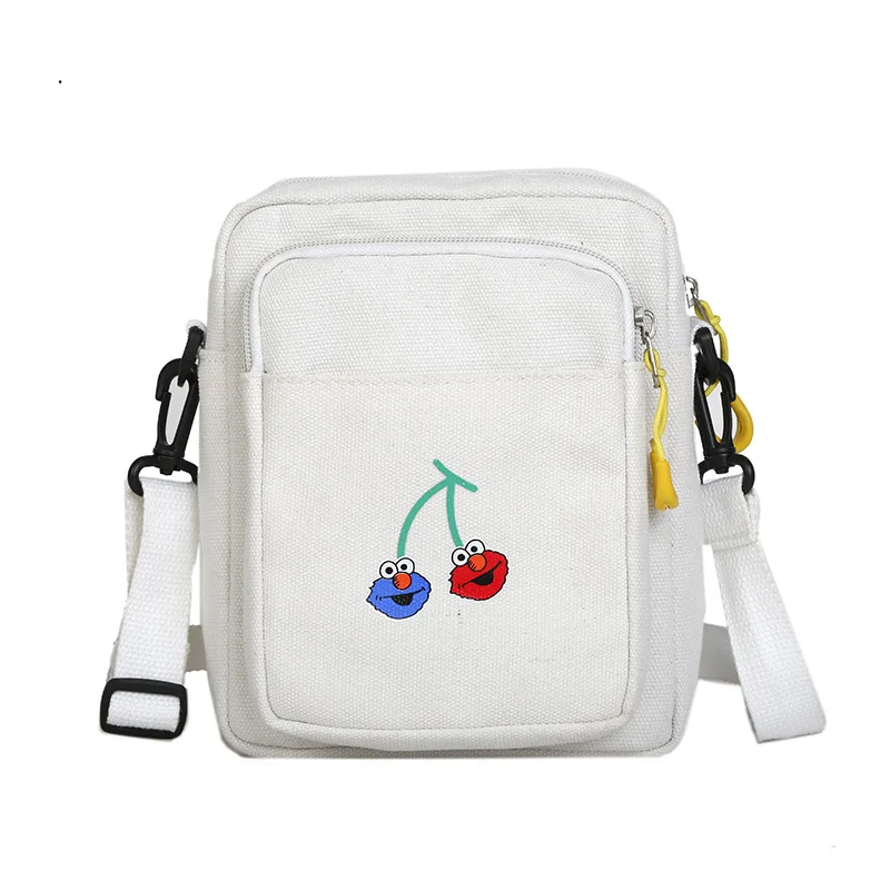 Новая женская модная Холщовая Сумка с вышивкой мягкая сумка через плечо