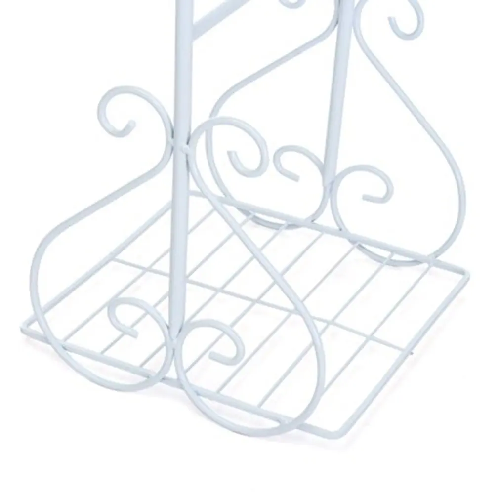 

4 Tier Metal Plant Stand Flower Rack Pot Storage Rack Display Shelf Holder Home Indoor Outdoor Decor Garden Balcony 82x50x25cm