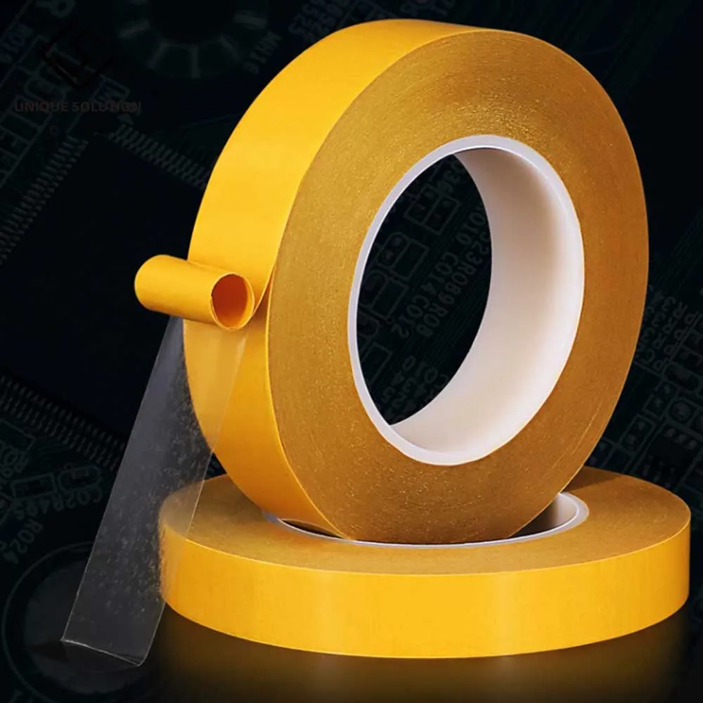 Двухсторонняя лента из ПЭТ устойчивая к высоким температурам 50 метров не