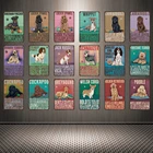 Mike86 собак вельш корги и Грейхаунд жестяная вывеска Изготовленный под заказ постер индивидуальный Классический Металл живопись Декор стены искусства YY-25