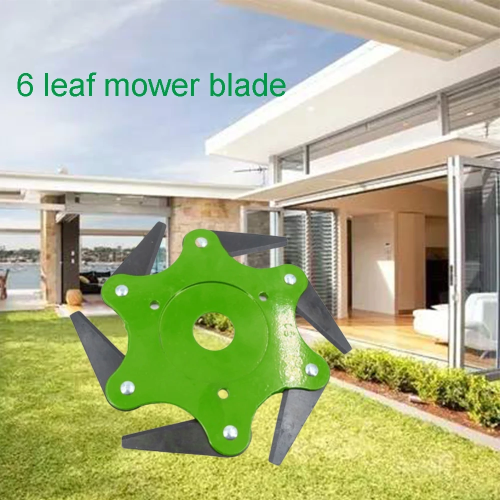 

Lawn mower 6 blades trimmer head lawn mower Garden Tool trymer Brush Weed Cutter Blades 65Mn Steel hedge Grass Trimmer Head 5