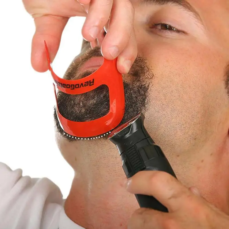 6pcs/set Men Barba Beard Kit Styling Tool Oil Comb Moustache Balm Moisturizing Wax Scissors Care Set | Красота и здоровье