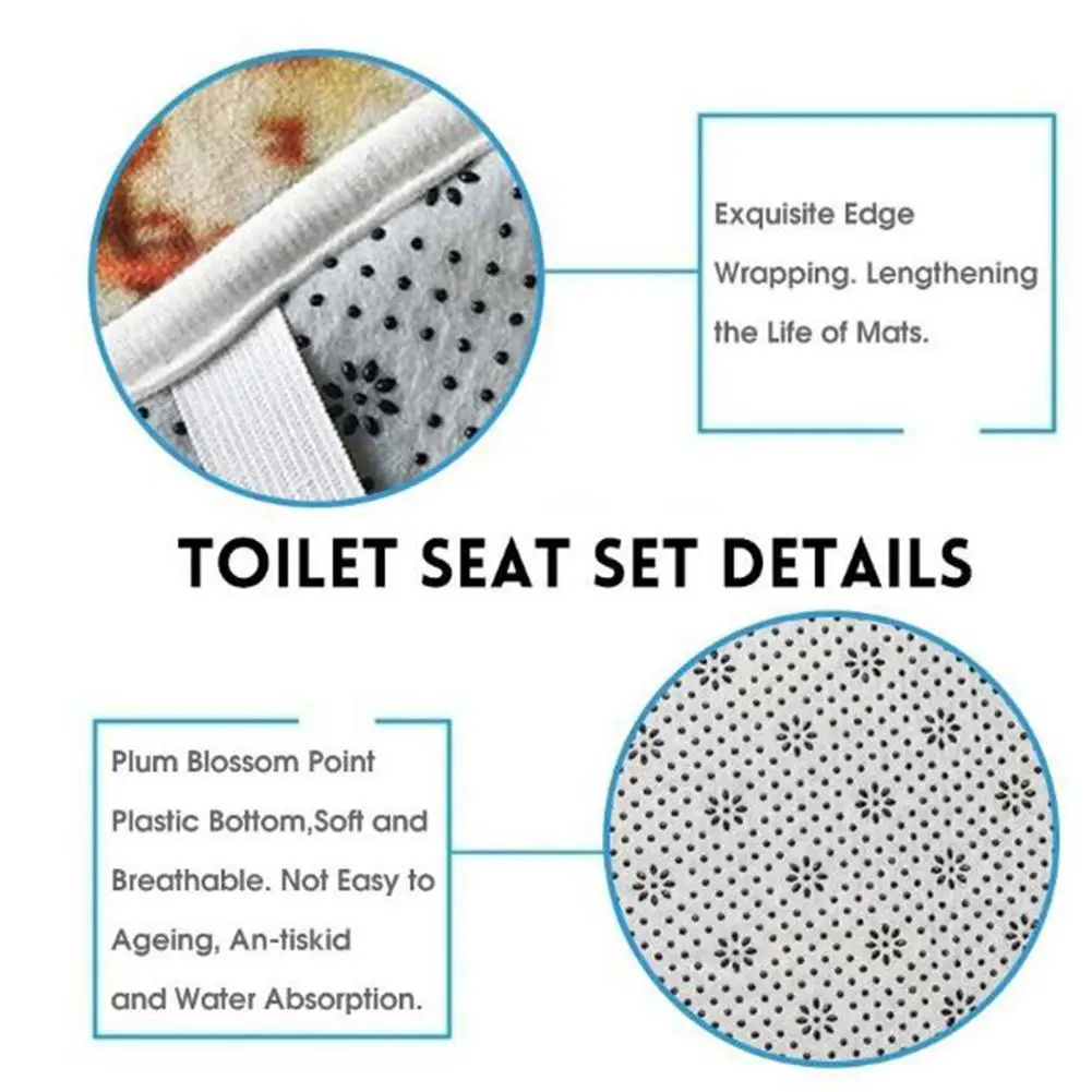 3 шт./компл. фланелевый простой черный белый красный цифровой принт коврик для