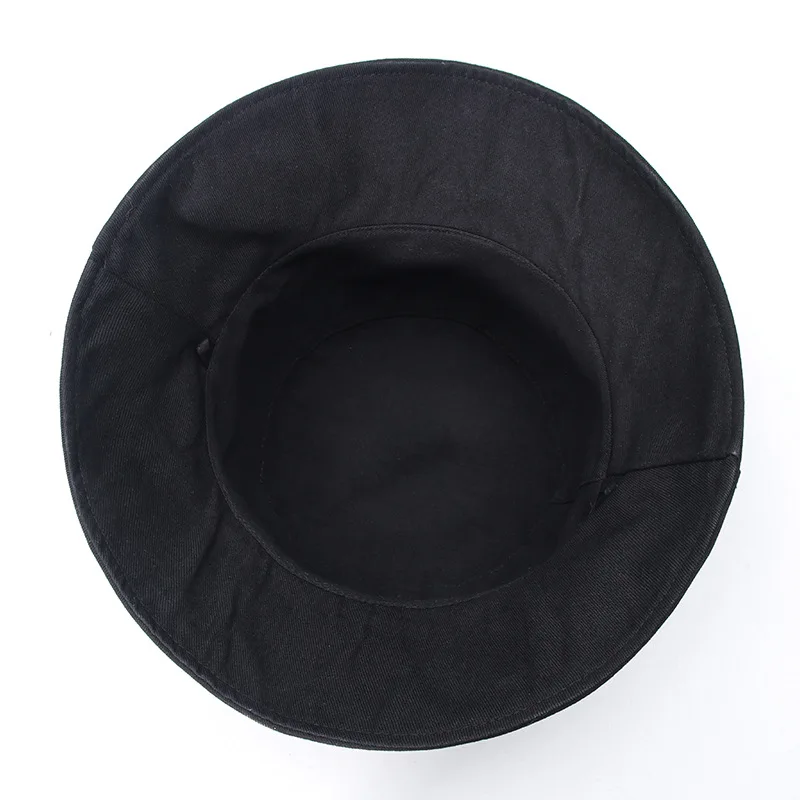 

Letter Embroidery Double-Sided Bucket Hats Women Men Fashion Spring Summer Sun Panama Caps Fishing Cotton Bob Fisherman's Hat