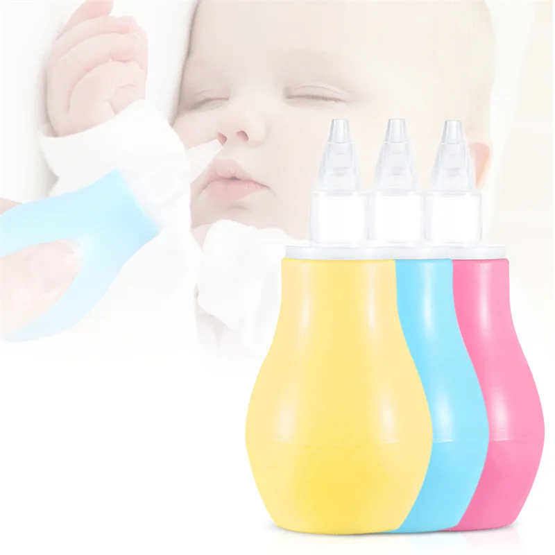 

Infant Silicone Nasal Aspirator Neonatal Nasal Mucus Cleaner Antibackflow Baby Nasal Aspirator Safe And Non-toxic Baby Health