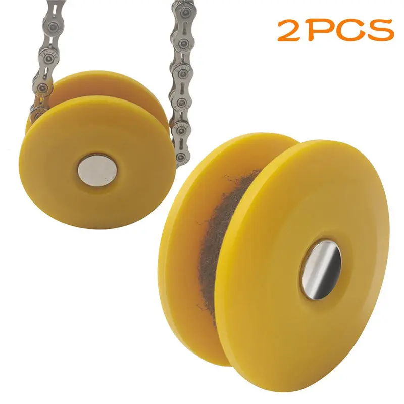 2 шт. желтая велосипедная цепь масленка смазывающая гладкая ПВХ гаджет