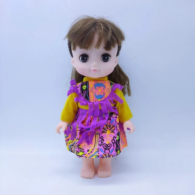 

Cute Milu doll can blink baby doll simulation doll plastic doll princess girl baby about 25cm gift for girl