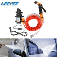 car care auto accessories electric water pump washing cleaning machine 12v washer hose set with adapter car high pressure gun