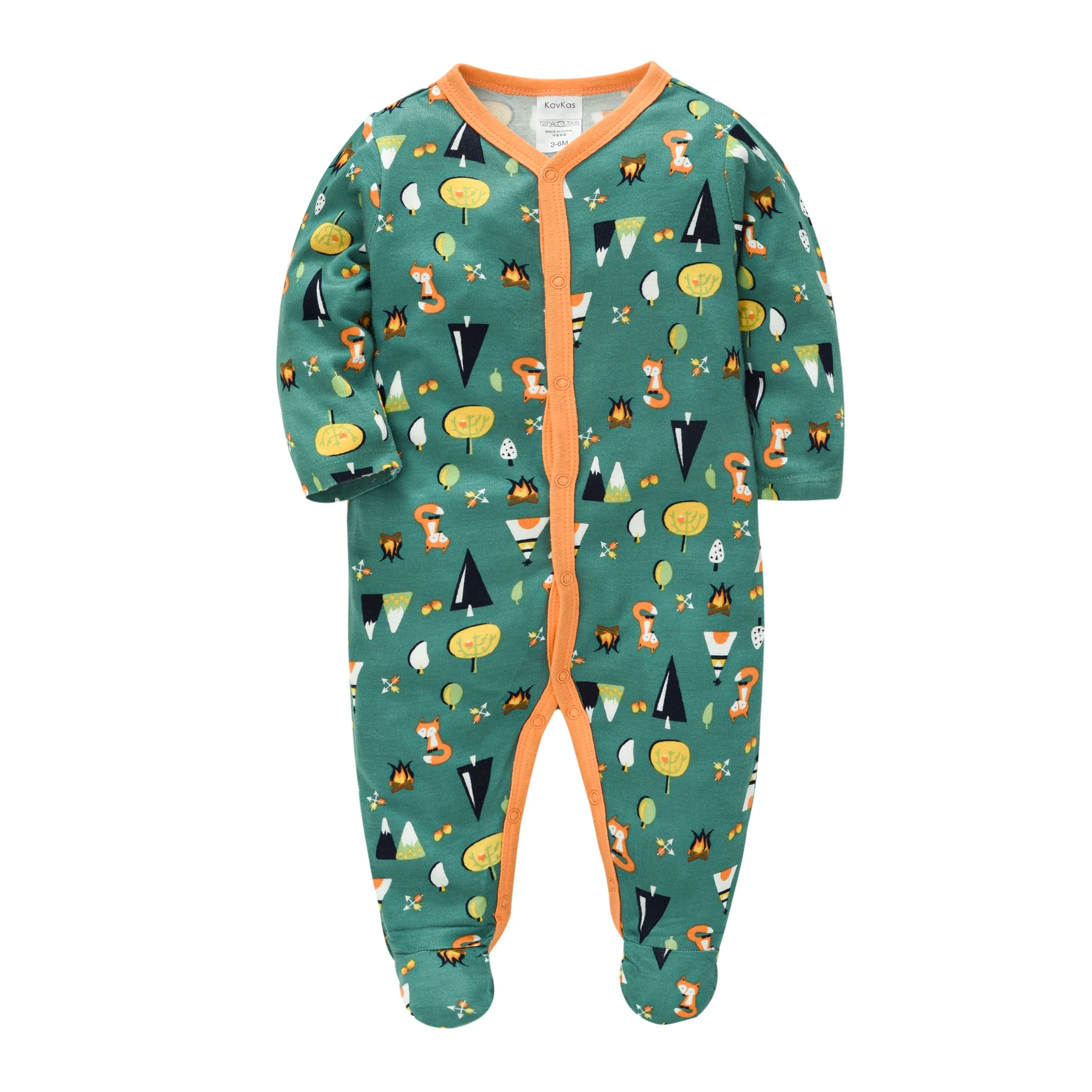 

New Born Clothes Infant Baby Boys’ Romper Animal Print Boy Playsuit Jumpsuit Pop It 100% Cotton Soft Body suit Baberos Body Bebe