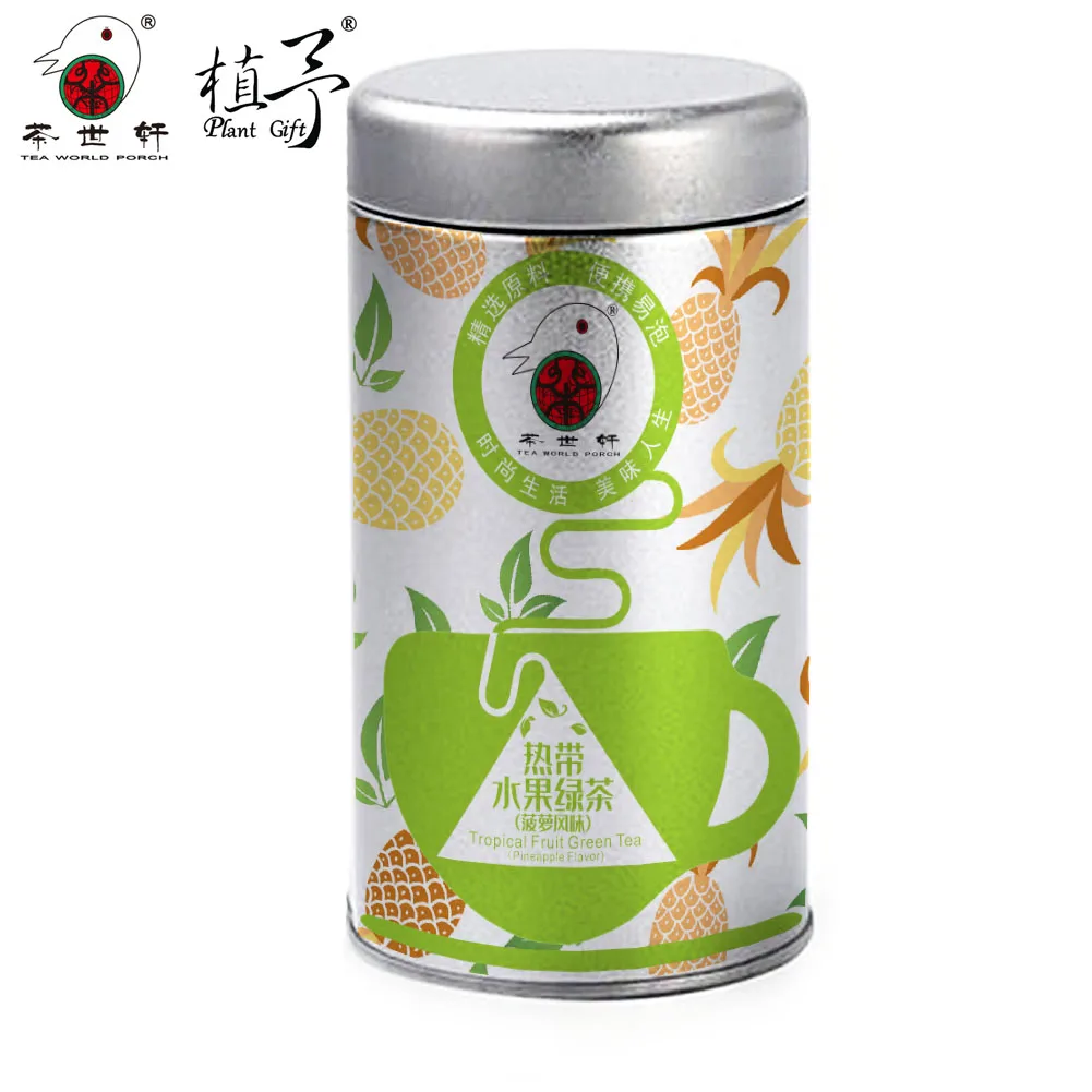 

3g*10pcs Tropical Fruit Green Tea(Pineapple Flavor) Skin Care Mask DIY Raw Materials Tea Bag Oil-control Whitening Beaut