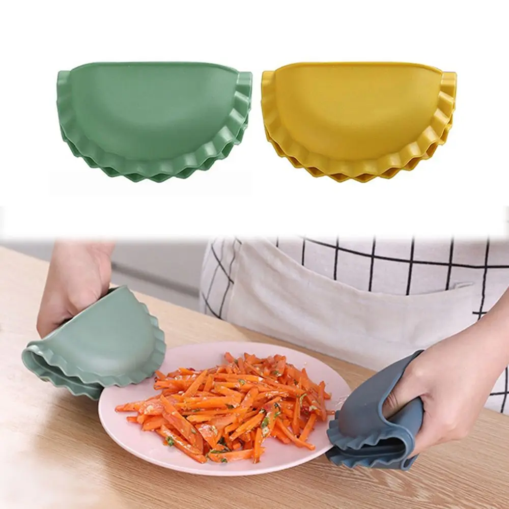 

Силиконовые перчатки в форме пельменей, термостойкие противоскользящие приспособления для готовки, аксессуары для выпечки, кухонные прина...