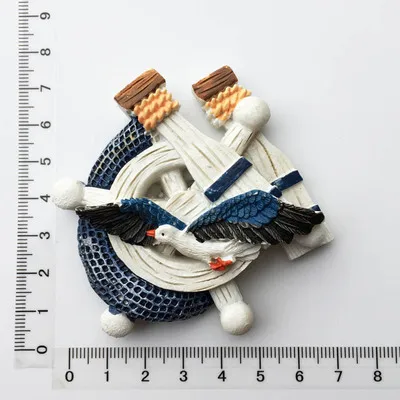 Греческий диорама туристические Путешествия Сувенир 3D Смолы Декоративный