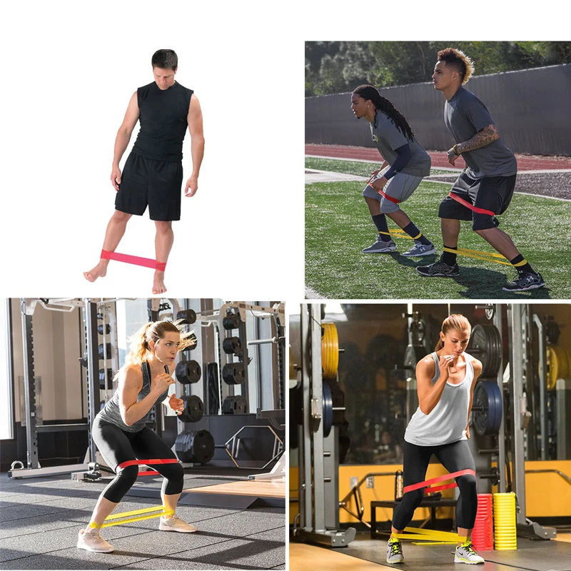 Эспандер для пилатеса эластичная лента занятий спортом 50 см дома фитнеса йоги