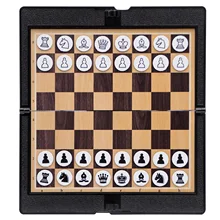 Pocket Wallet Student Fun Magnetic Folding Chess Set Mini Portable School Gift Travel Home Learning High Grade Traditional
