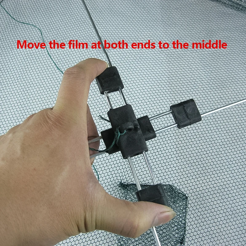 80*80cm Fishing Net Foldable Folding Mesh Nylon Baits Trap Cast Dip Crab Shrimp Nets Automatic Outdoor Fishnet |