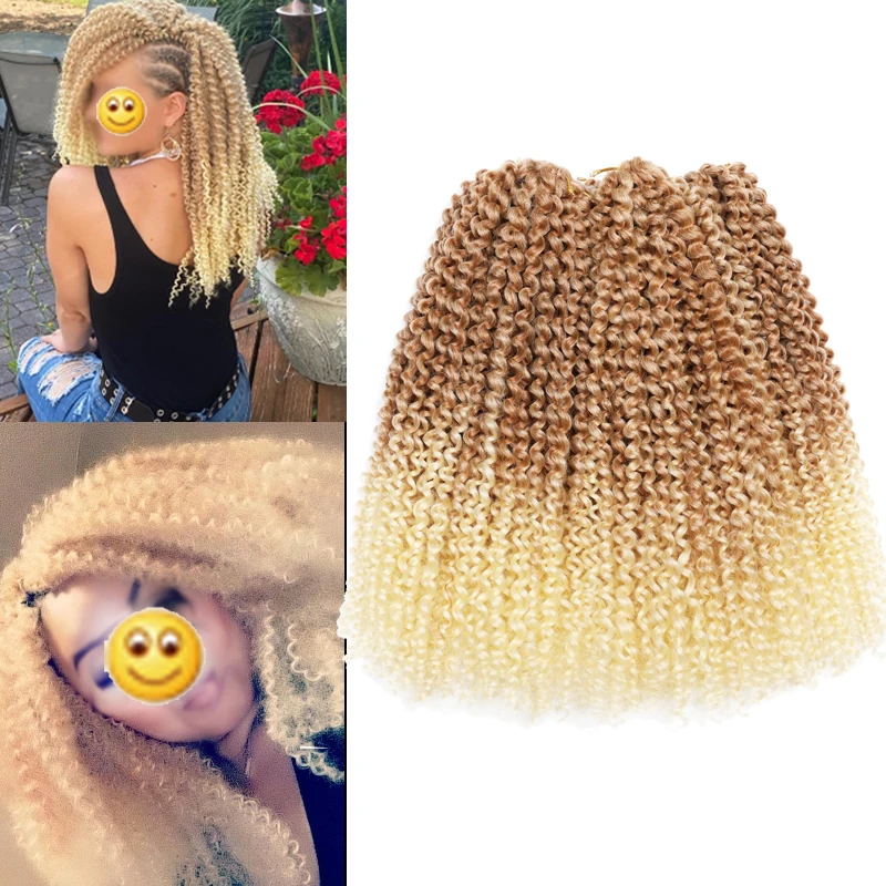 

Sharopul кудрявые твист волосы для разных мест, 12 дюймов страсти твист волосы короткие кудрявые локоны стиль