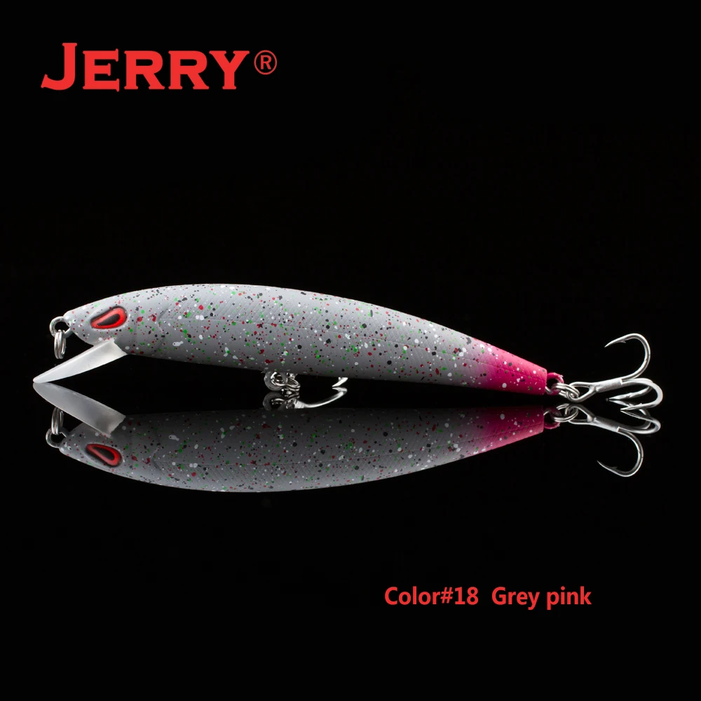 Jerry 35 мм 2,6 г спиннинг медленно тонущиеся воблеры кренкбейт Форель Приманка для окуня пресноводный камень рыболовное снасти Оборудование - Цвет: Grey pink
