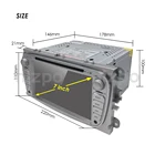 Ossuret Автомобильный мультимедийный плеер Android 9 gps Авторадио 2 Din для FORDFocusMondeoS-MAXC-MAXGalaxy ram 2 Гб 16 Гб радио CAM DVR