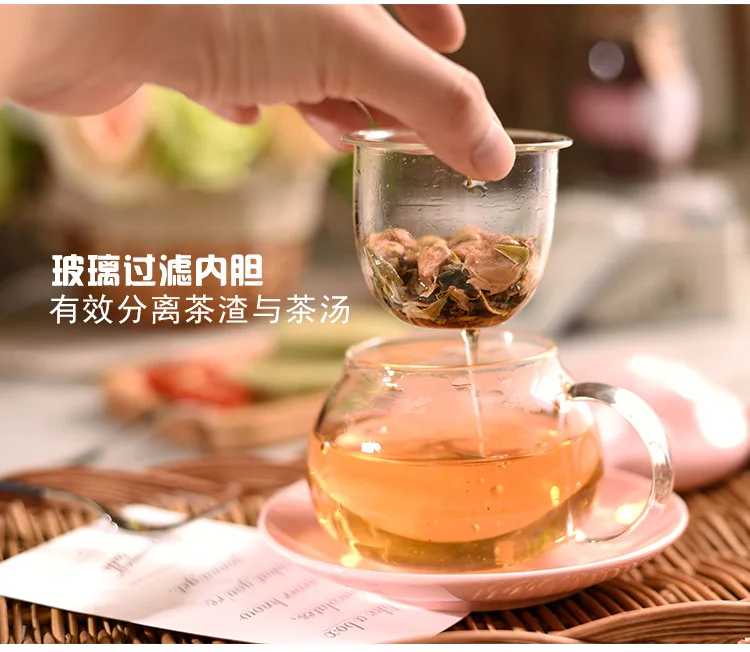 Кружка для воды 290 мл прозрачная кружка молока кофейная с крышкой и подносом