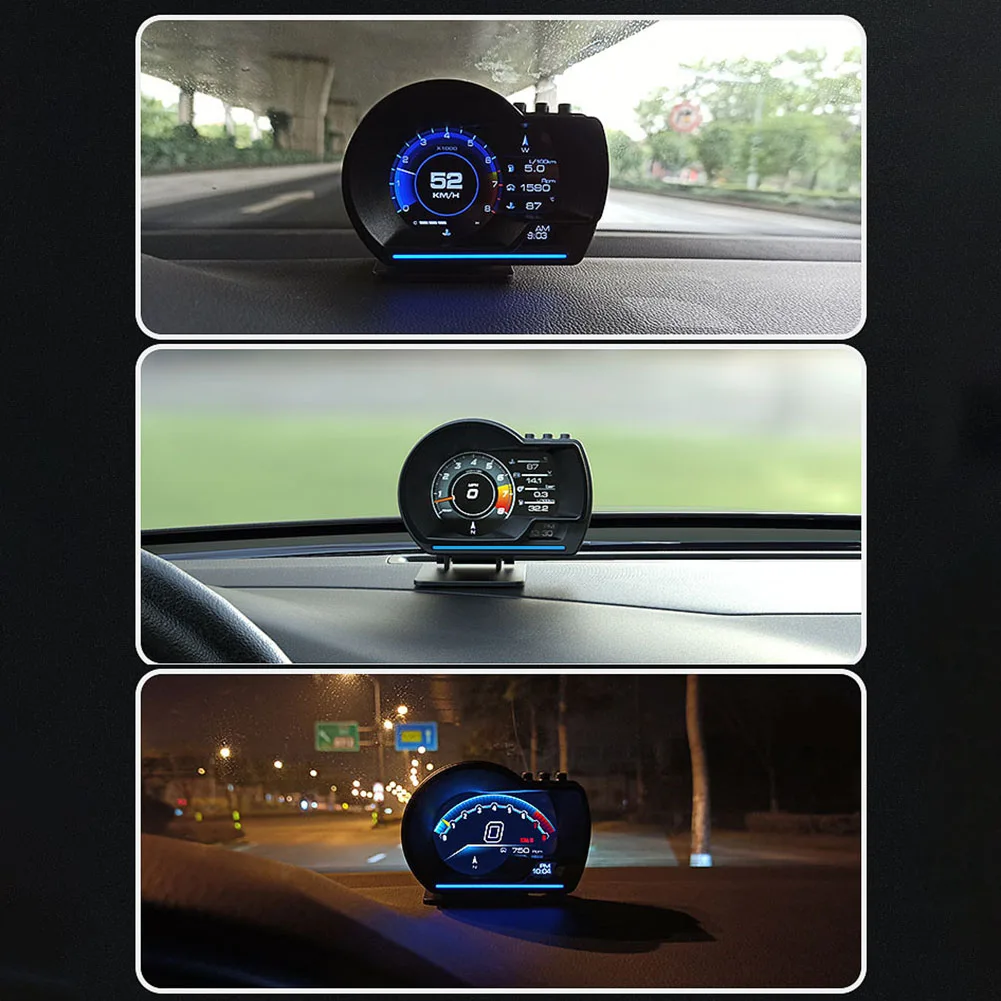 

Car Accessories Water Temperature Alarm AP-6 OBD GPS Car Head Up Display Alarm Ambient Light Overspeed Warning System