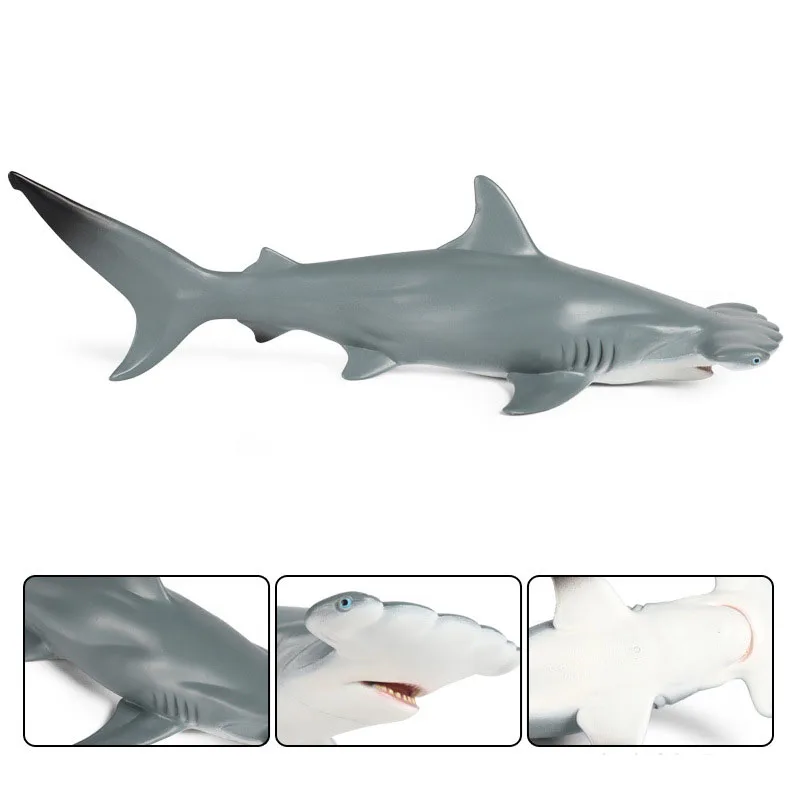 Lifelike Baby Shark Toy Marine Sea Life Figure Squeeze Big Fish Model PVC Collection for Kids Children Gift | Игрушки и хобби