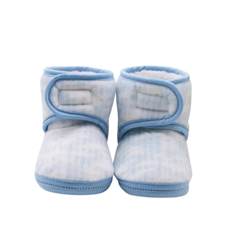 Ботинки для маленьких мальчиков и девочек теплые модные Нескользящие зимняя