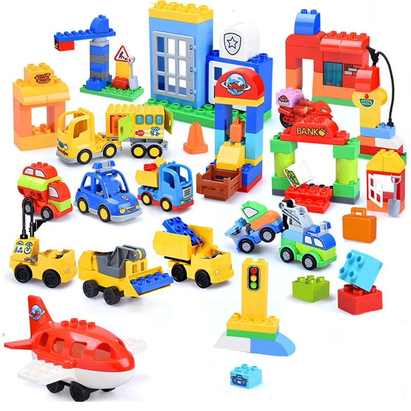 Девочка принцесса большой размер блоки наборы совместимые Duploed семья дом Кирпичи