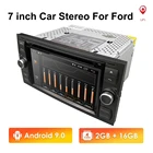 Автомагнитола 2 DIN на Android 9,0, мультимедийный проигрыватель для Ford Focus Mondeo Fiesta Galaxy Kuga Transit AutoStereo Wifi 4G BT SWC DVD