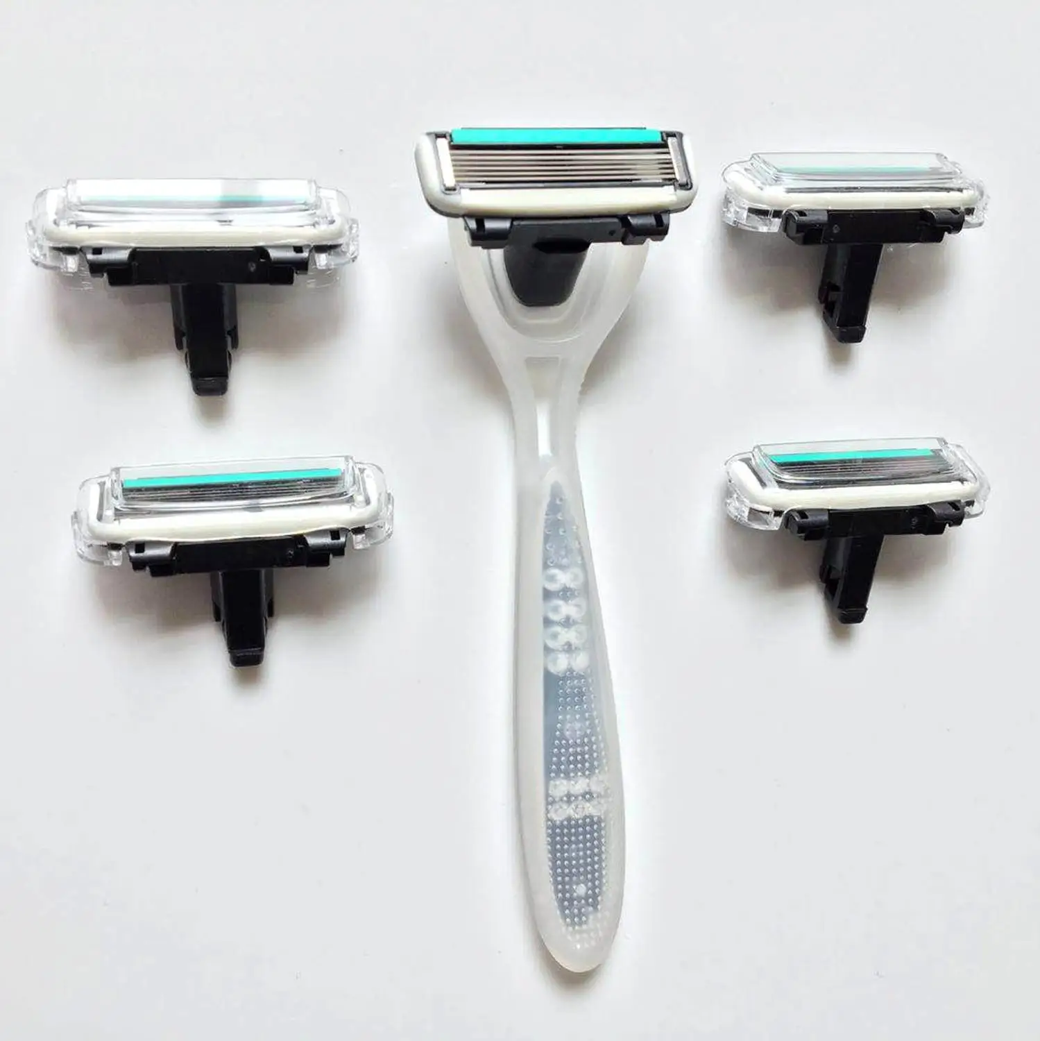 Высококачественная Безопасная бритва со сменными острыми лезвиями набор для
